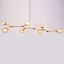 Ljojo Luxe Gold Glass Ball Pendant Lights for Stylish Home Dining Decor