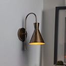 Nordic Retro Iron Copper LED Wall Lamps for Living Room Bedroom Study by Ljojo