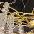 Ljojo Luxe Nano Electroplating Crystal Tassel Chandelier LED Lamp
