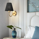 Nordic Fabric Lampshade Wall Lamp E27 LED - Modern Bedroom & Dining Room Lighting by Ljojo