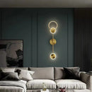 Ljojo Luxury Gold Plated LED Wall Lamp for Modern Decor