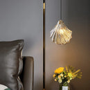 Ljojo Luxury Bedroom Bedside LED Pendant Chandelier with Shell Glass for Kitchen Island and Foyer