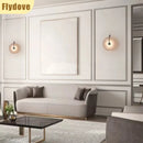 Ljojo Marble Circle Wall Lamp for Home Decor & Lighting Fixtures