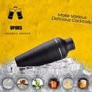 Ljojo Matte Black Cocktail Shaker Set for Home Bartending