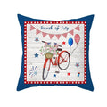 Ljojo LOVE USA Patriotic Letters Decorative Cushion Cover - Cartoon Style Home Decor Pillowcase
