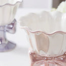 Ljojo 180ml Ceramic Dessert Bowl Cup for Ice Cream, Yogurt, Fruit Salad, Pudding