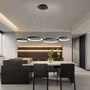 Living Room Chandelier: Dimmable Gold LED Pendant Light by Ljojo