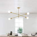 Ljojo Magic Bean Wrought Iron Chandelier - Modern Minimalist Nordic LED Lighting