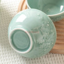 Ljojo 4.5-inch Plum Blossom Ceramic Dining Bowl for High-Temperature Tableware