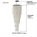 Natural Shell Wind Chime Pendant Light for Villa Duplex Home Staircase - Ljojo
