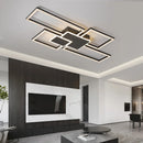Ljojo LED Chandelier for Living Room Nordic Ceiling Light Modern Square Fixture