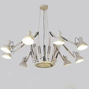 Modern Iron Chandelier Hanging Lusters by Ljojo for Office Desks and Dining Tables