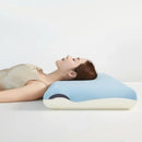 Ljojo Memory Cotton Neck Pillow with Double Core for Deep Sleep