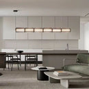 Nordic Cylindrical Glass LED Pendant Light | Luxury Minimalist Hanging Lamp for Home - Ljojo