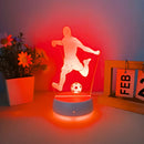 Football 3D Night Light USB Touch Colorful Light Atmosphere Gift by Ljojo