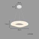 Ljojo LED Pendant Chandelier for Living Room, Dining, Bedroom