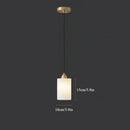 Ljojo Marble Alabaster Chandelier Copper Pendant Light