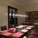 Ljojo European Palace K9 Crystal Chandelier - Elegant LED Pendant Lamp for Living & Dining Room