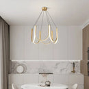 Ljojo Modern U Shape Dining Room Chandelier LED Light Fixtures