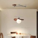 Ljojo Displaceable Cream Style Dining Table Led Lights with Swing Arm Chandelier