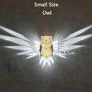 Eagle Owl Light Projection 3D Printed Night Light LED Wall Lamp by Ljojo