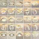 Ljojo LED Ceiling Light: Modern White Chandelier for Living Room, Bedroom, Aisle, Balcony, Corridor