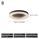 LED Modern Crystal Chandelier | Italian Luxury Bedroom Ceiling Light by Ljojo