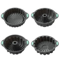 Ljojo 3D Spiral Silicone Cake Mold - Nonstick Pan for Birthday Desserts