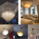 Ljojo Luxury Shell Ceiling Chandelier for Home Decor - Modern & Elegant Lighting Solution