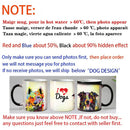 Ljojo Magic Photo Mug Customized with Your Image and Text - Ceramic Tea Cup