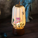 LED Hand Art Drawing Decoration Portable Table Lamp Traditional Style for Tea Room by Ljojo