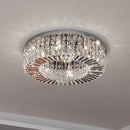 Ljojo Luxury Crystal Ceiling Chandelier LED Pendant Light for Home Decor