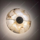 Ljojo Modern Luxury Alabaster Marble Wall Sconce | Creative Natural Copper Wall Light