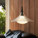 Nordic Canopy Shaped Glass LED Pendant Lights Vintage Stylish Chandelier by Ljojo