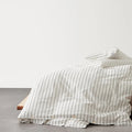 100% Cotton Striped Print Duvet Cover Set with Pillowcase - Ljojo Brand