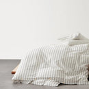 100% Cotton Striped Print Duvet Cover Set with Pillowcase - Ljojo Brand