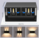 24w LED Wall Light Outdoor Modern Waterproof Porch Garden Lamp by Ljojo