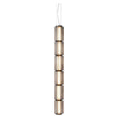 Ljojo Long Stripe Pendant Light with Smoke Gray Glass Lampshade