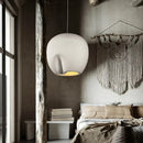 Wabi-sabi Resin LED Pendant Light for Home Decor by Ljojo