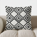 Geometric Square Design Throw Pillow Cover by Ljojo