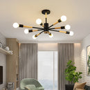 220V 110v Modern LED Ceiling Lights with E27 Bulb Lampshades by Ljojo Wood Livingroom Bedroom Surface Mounted