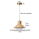 Ljojo Luxury Brass Adjustable LED Pendant Light Resin Modern Nordic Hanging Lamp