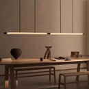 Minimalist Design LED Chandelier: Straight Strip High-End Pendant Light by Ljojo