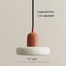 French Cream Glass LED Chandelier Pendant Light Ideal for Bedroom Dining Room by Ljojo