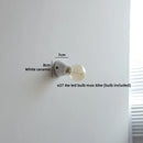 Ljojo LED Ceramic Base Glass Wall Light Fixture for Bathroom Mirror