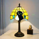 Black Cat Table Lamp for Bedroom Nightstand Decor by Ljojo - Cute Animal Nursery Bedside Lamp