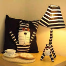 Ljojo Magic Striped Cat Floor Lamp: Dimmable Night Light with Bendable Legs