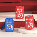 Ljojo 460ML Double Wall Stainless Steel Tumbler with Rope