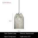 Italian Stainless Steel Pendant Lights Modern Hanging Chandeliers for Living Room Kitchen - Ljojo