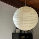 Japanese Art Rice Paper Ceiling Pendant Lamp | Elegant Living Room Chandelier -- Ljojo